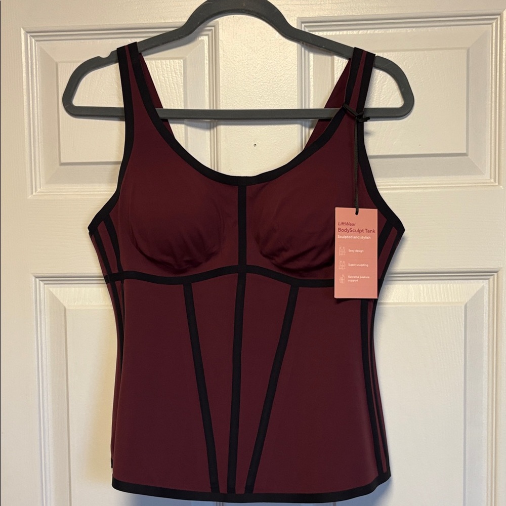 Honeylove XL Fig Maroon Shapewear Boldness Tank NWT